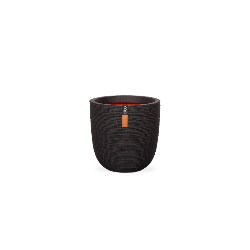 Donica ogrodowa KBLR mrozoodporna Ø35x34 Capi antracytowa