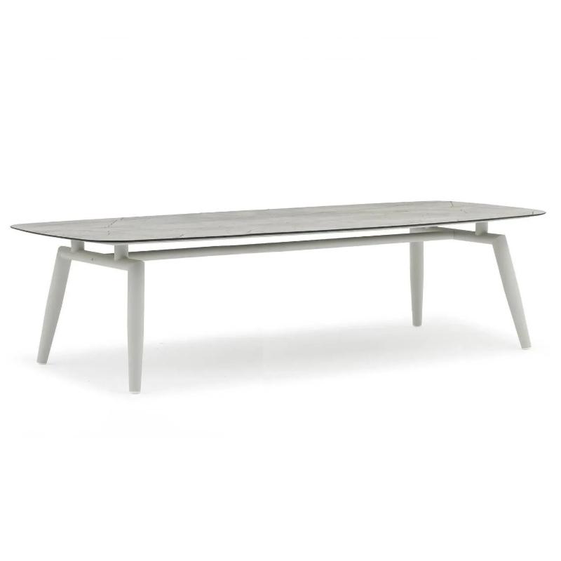 Stół ogrodowy SCOOP 240x110 Couture Jardin jasnoszary aluminium