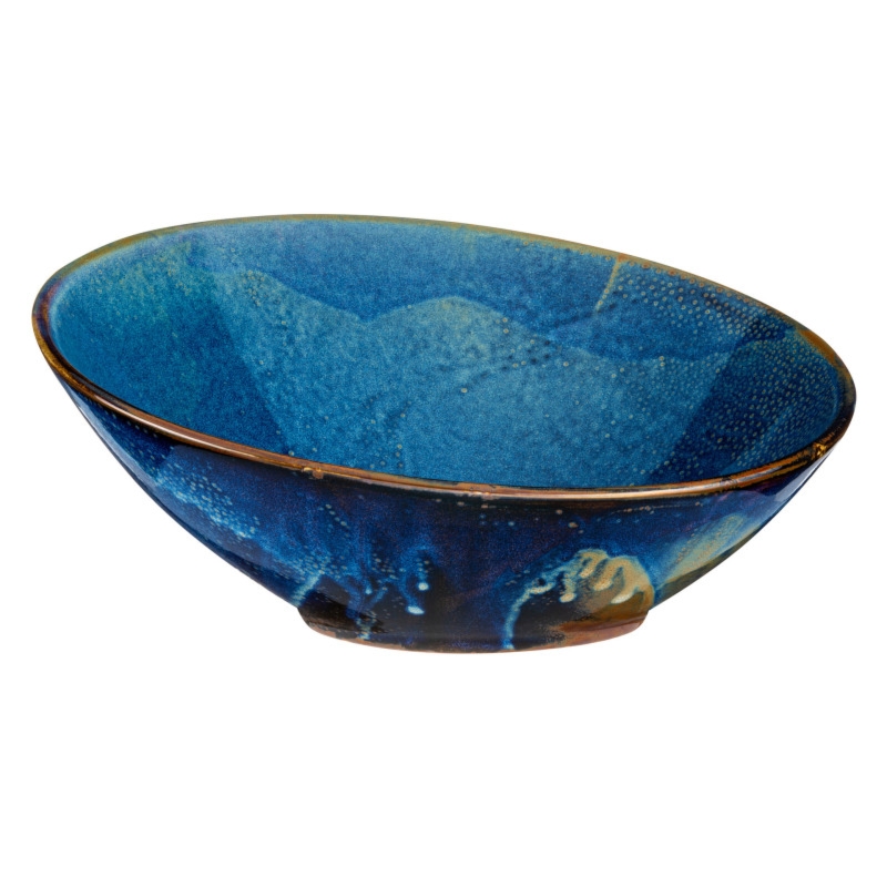 DEEP BLUE Misa bufetowa ukośna śr.30,5 cm Verlo