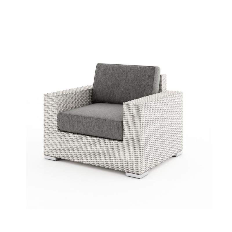 Fotel ogrodowy MILANO  82x92x66 Oltre royal biały technorattan