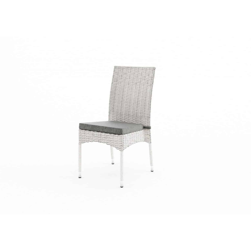 Krzesło ogrodowe STRATO  47x62x94 Oltre royal białe technorattan