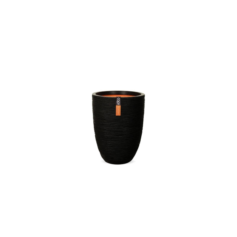 Donica ogrodowa KBLR mrozoodporna Ø36x47 Capi antracytowa