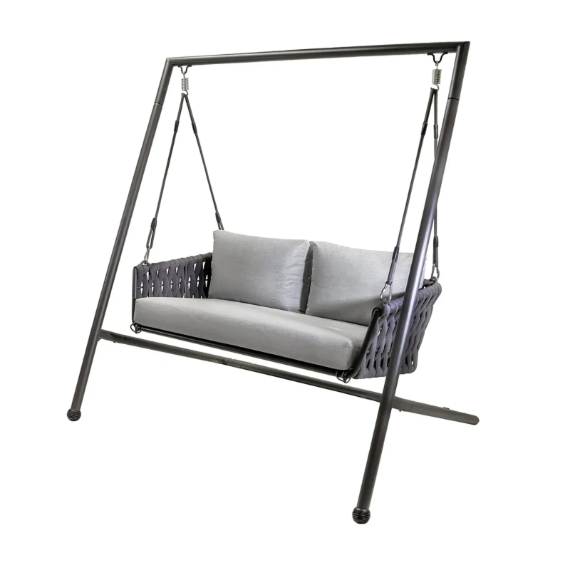 Huśtawka ogrodowa premium HUG 127x168x182 Couture Jardin antracytowa aluminium