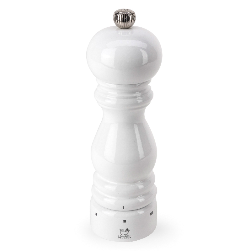 Młynek do pieprzu Paris 18 cm, biały lakier, u-sel