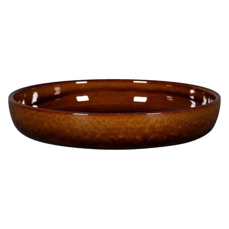STONE Talerz głęboki 24 cm bursztynowy RAK