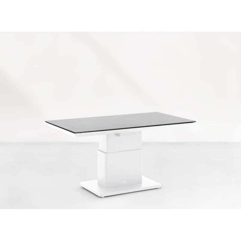 Stolik podnoszony 140x75 Luca White Ceramiczny