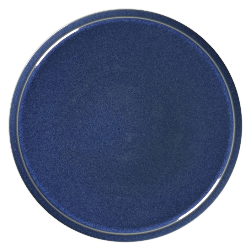 STONE Talerz płaski 28 cm kobaltowy RAK