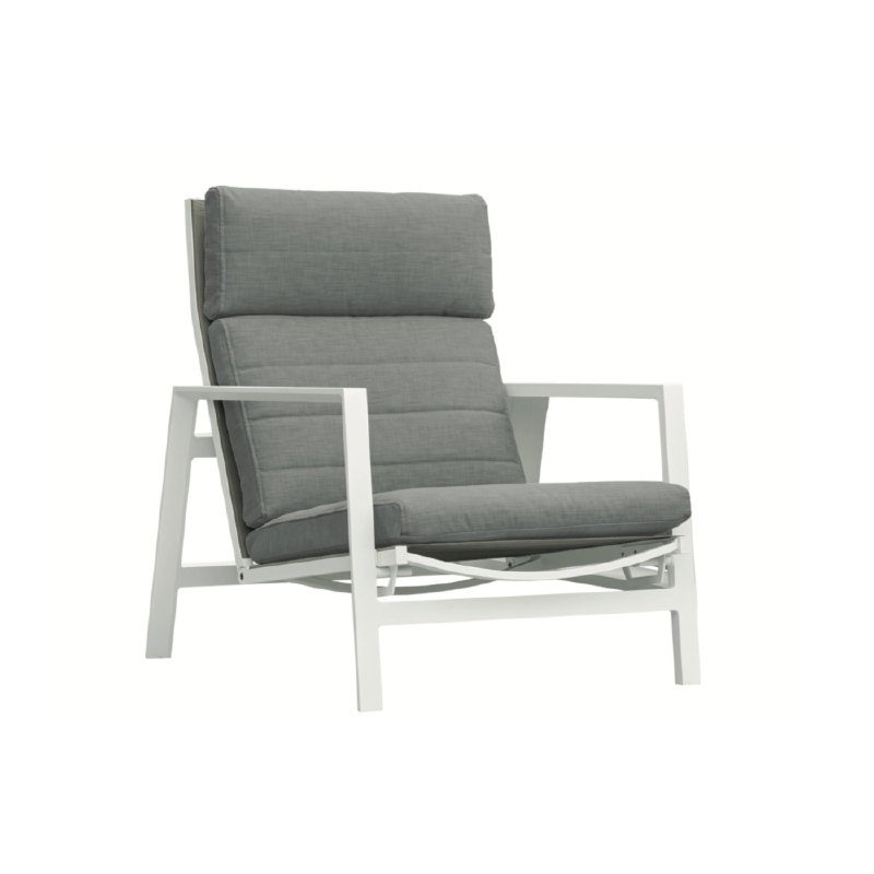 Fotel rozkładany Bondi White