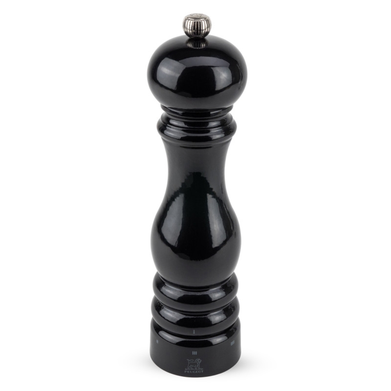 Młynek do soli 22 cm, Paris, czarny lakier, u-sel