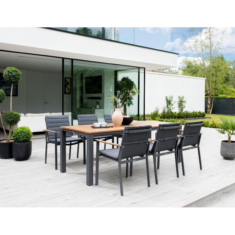 Zestaw obiadowy 4-6 os. Concept Primavera Lava Teak