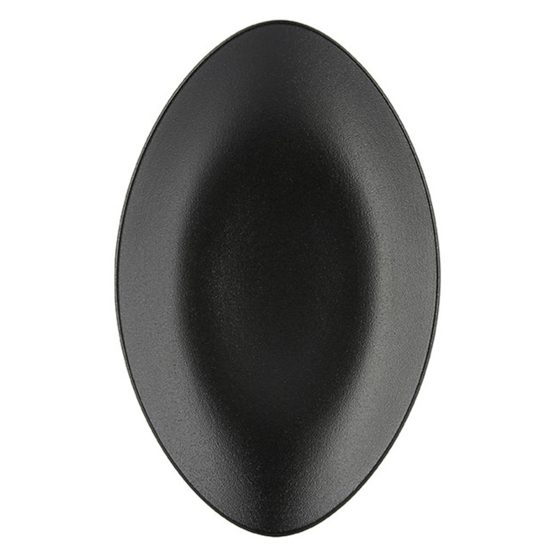Equinoxe talerz owalny czarny 35x22,3 cm