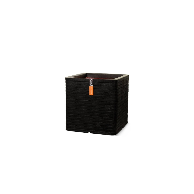 Donica ogrodowa KBLR mrozoodporna 30x30x30 Capi antracytowa
