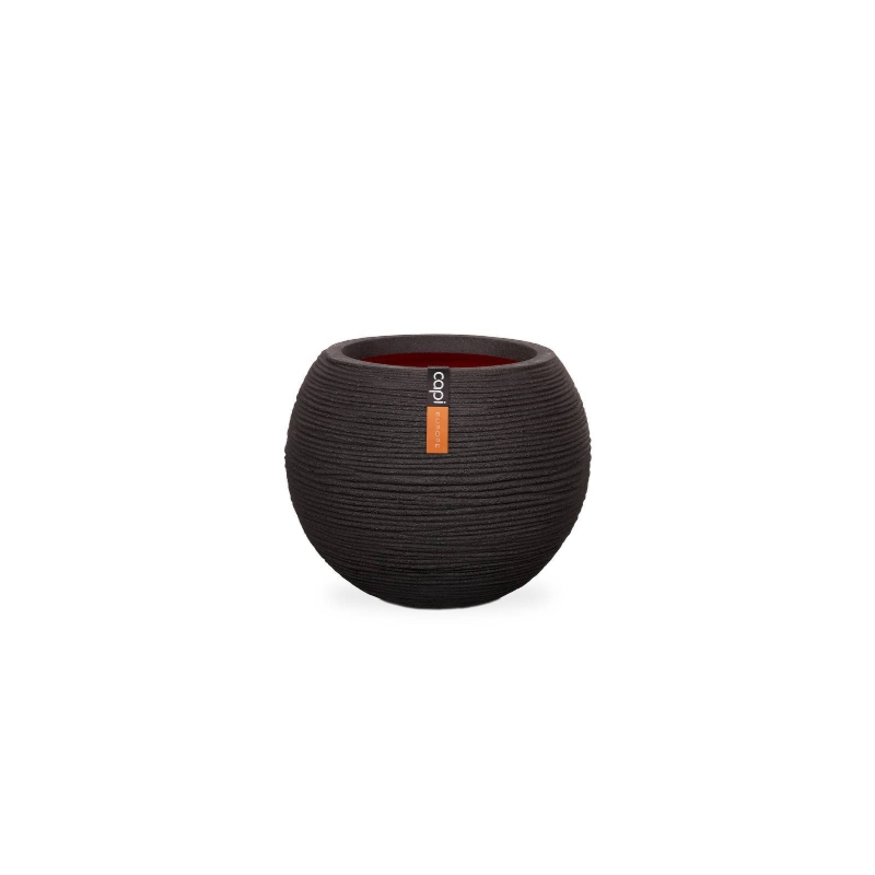 Donica ogrodowa KBLR mrozoodporna Ø40x32 Capi antracytowa