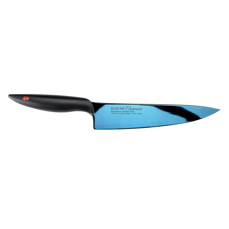 Nóż szefa kuchni Titanium dł. 20 cm, niebiesk