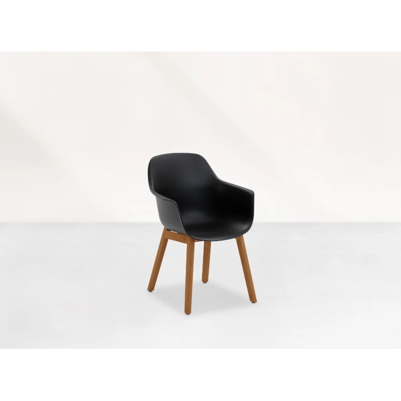 Krzesło Denver Black Teak