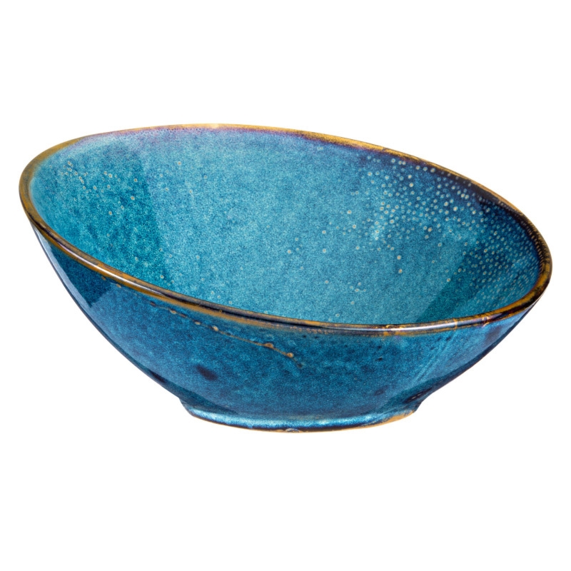 DEEP BLUE Misa bufetowa ukośna śr.25 cm Verlo