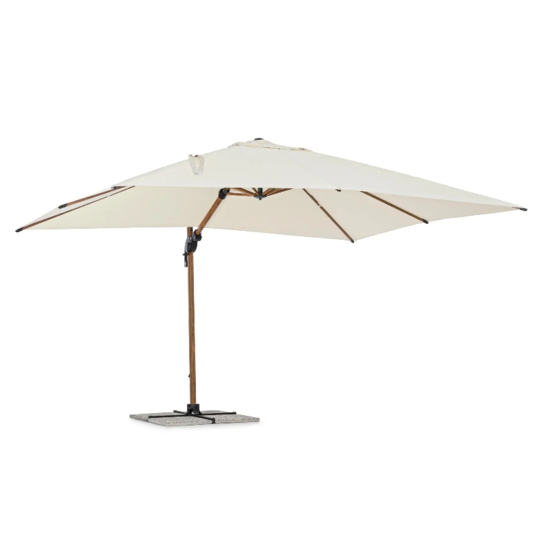 Bolzano Olympus Parasol ogrodowy 300x400 beżowy aluminium