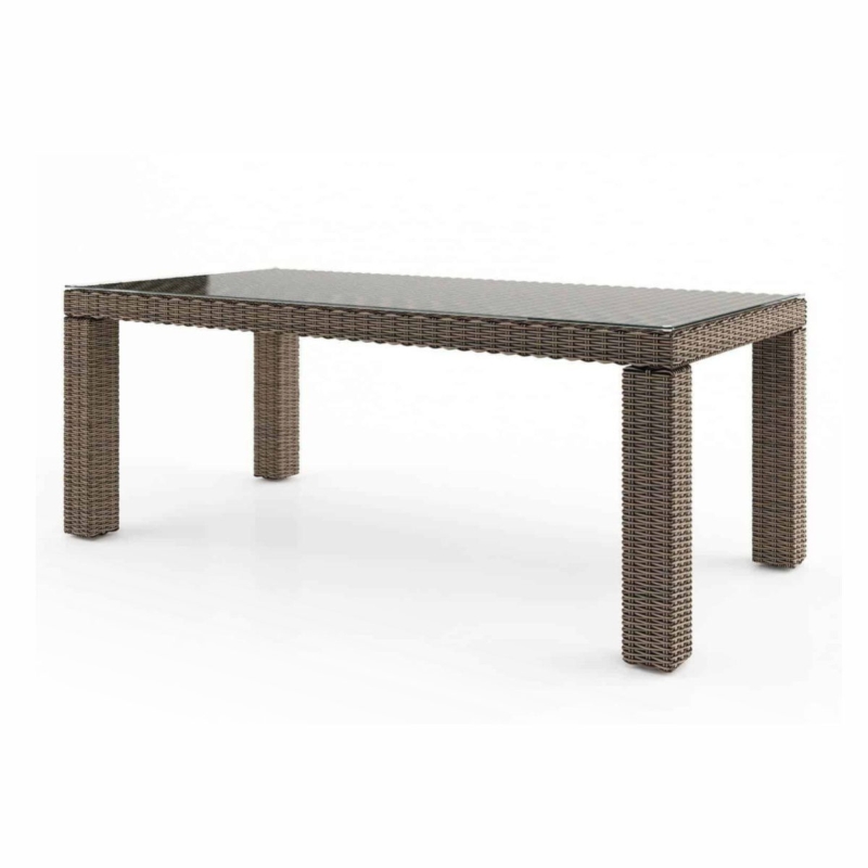 Stół ogrodowy RAPALLO   220 Oltre royal piaskowy technorattan