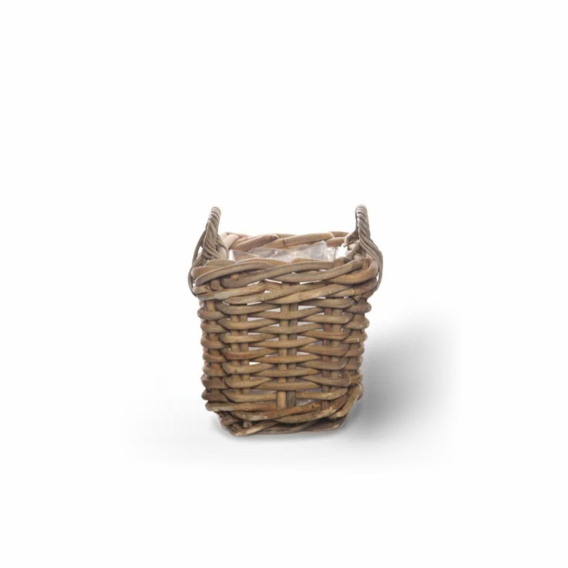Kosz rattanowy osłonka donicy NARBONNE  35x35x35 Vimine naturalny