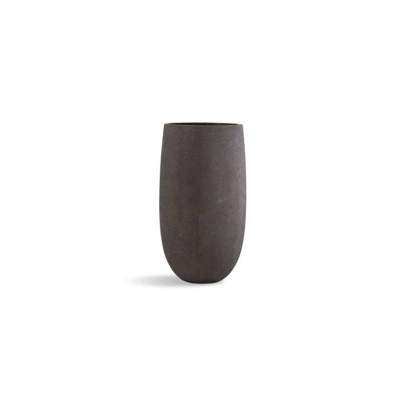 Donica ogrodowa SANDSTONE mrozoodporna Ø50x90 Flucci rustykalny brąz