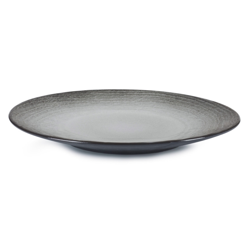 SWELL Talerz płaski 21,5 cm czarny piasek