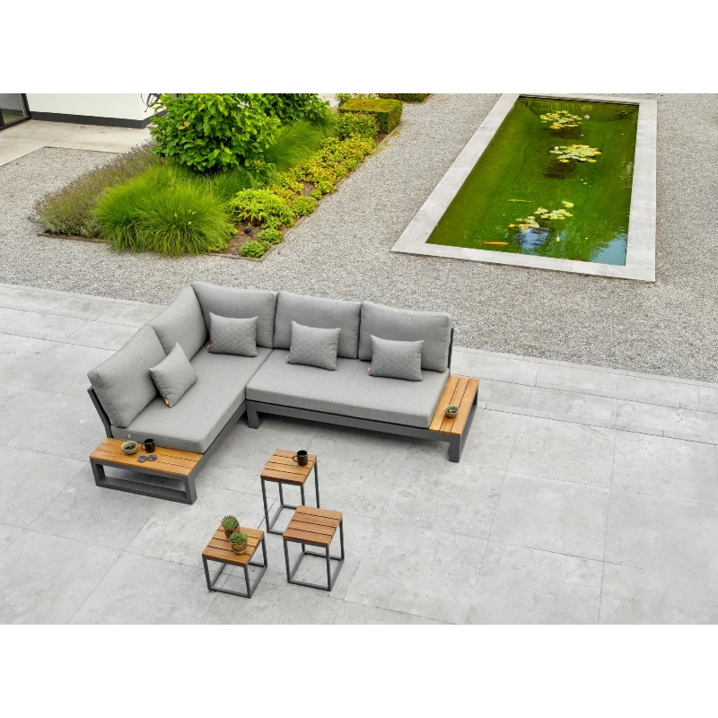Narożnik 4-seat Soho Open Lava Mist Grey