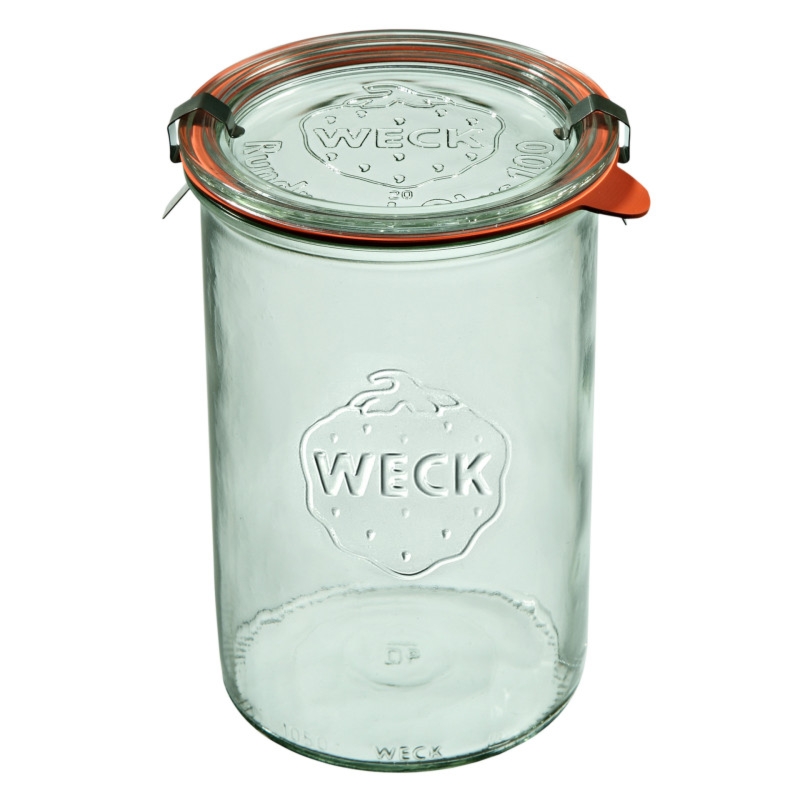 Słoik cylindryczny 1000 ml (6 szt),pok,usz, zap x2