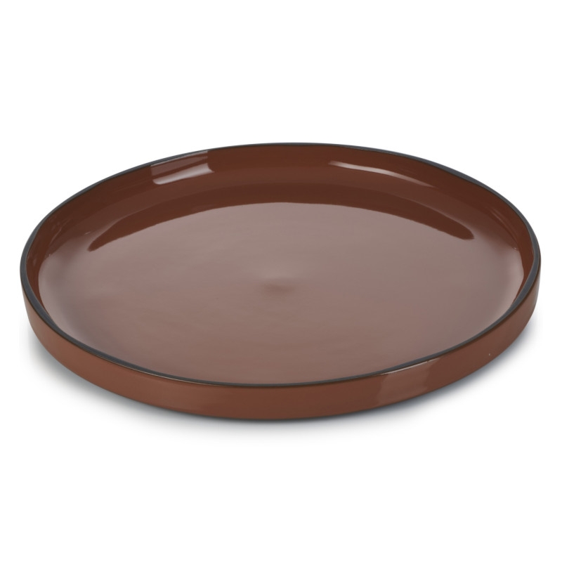 CARACTERE talerz płaski 26 cm Cynamon