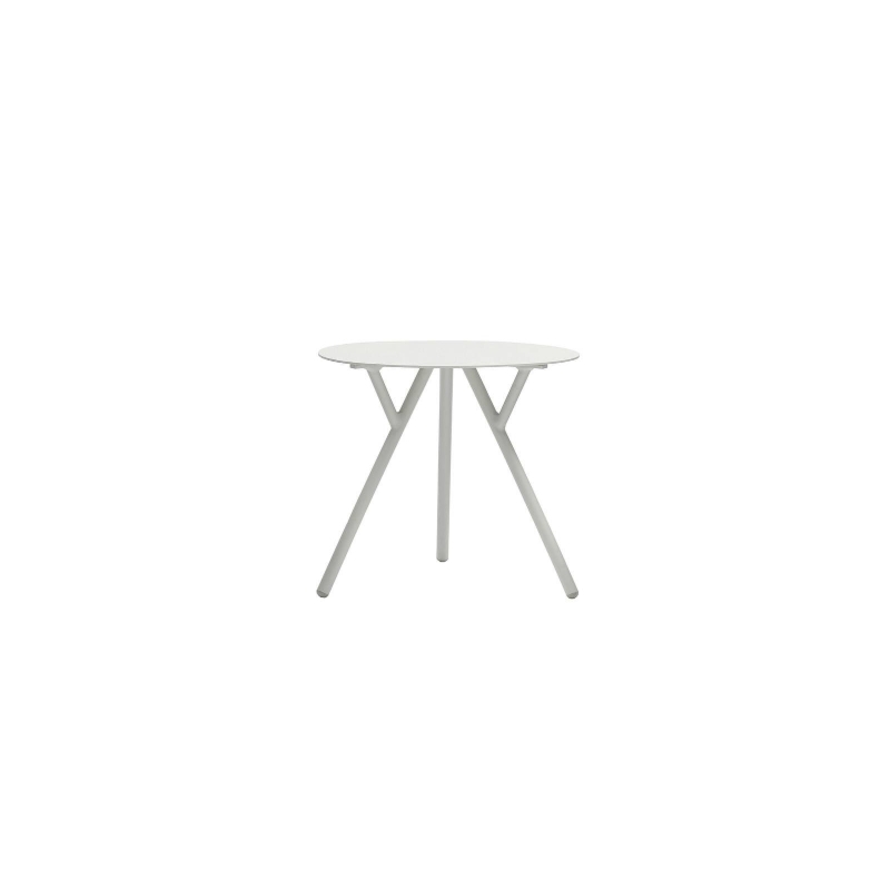 Stolik kawowy ogrodowy DJ okragły  Ø60 Couture Jardin szary aluminium