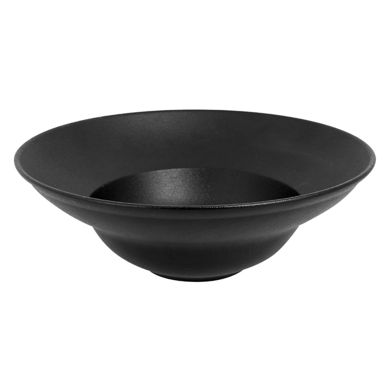 NEOFUSION talerz głęboki okrągły, śr.26cm, czarny RAK