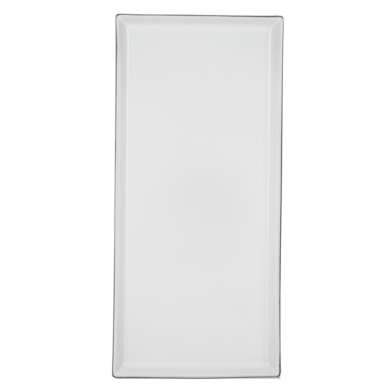 Talerz prostokątny Equinoxe biały 32x15 cm