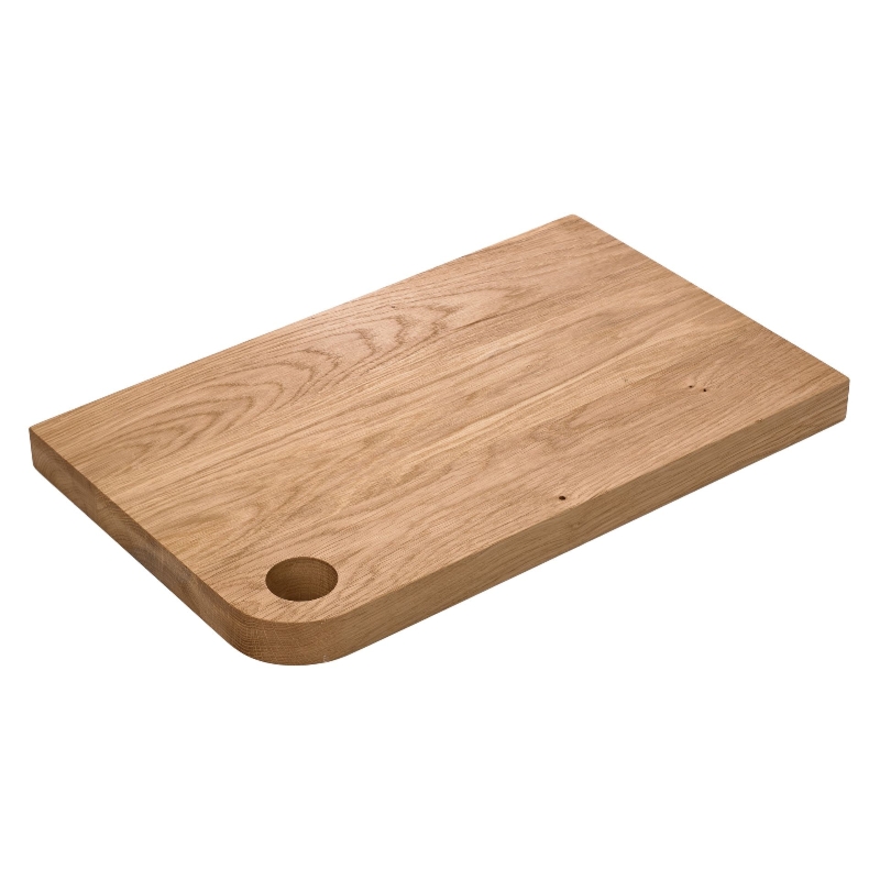 Deska dębowa z otworem 38x23,5x2,5 cm VERLO