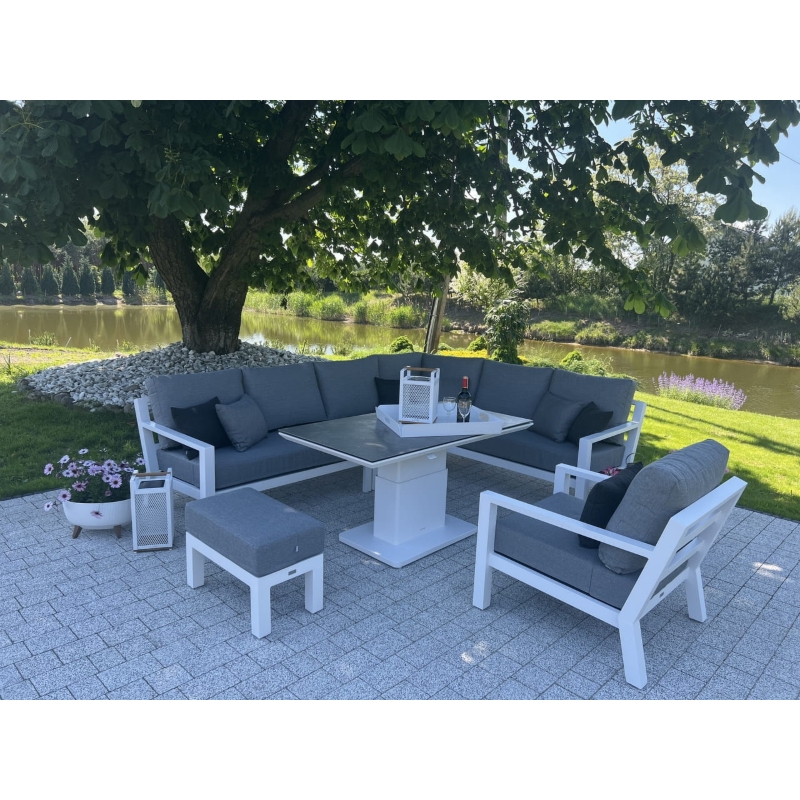 Zestaw wypoczynkowy Timber lounge White Mist Grey