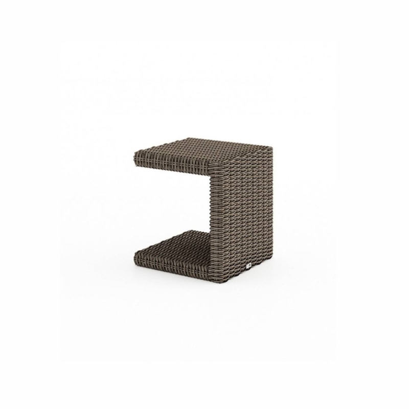 Stolik do leżaka ROMEO   40x40 Oltre royal piaskowy technorattan