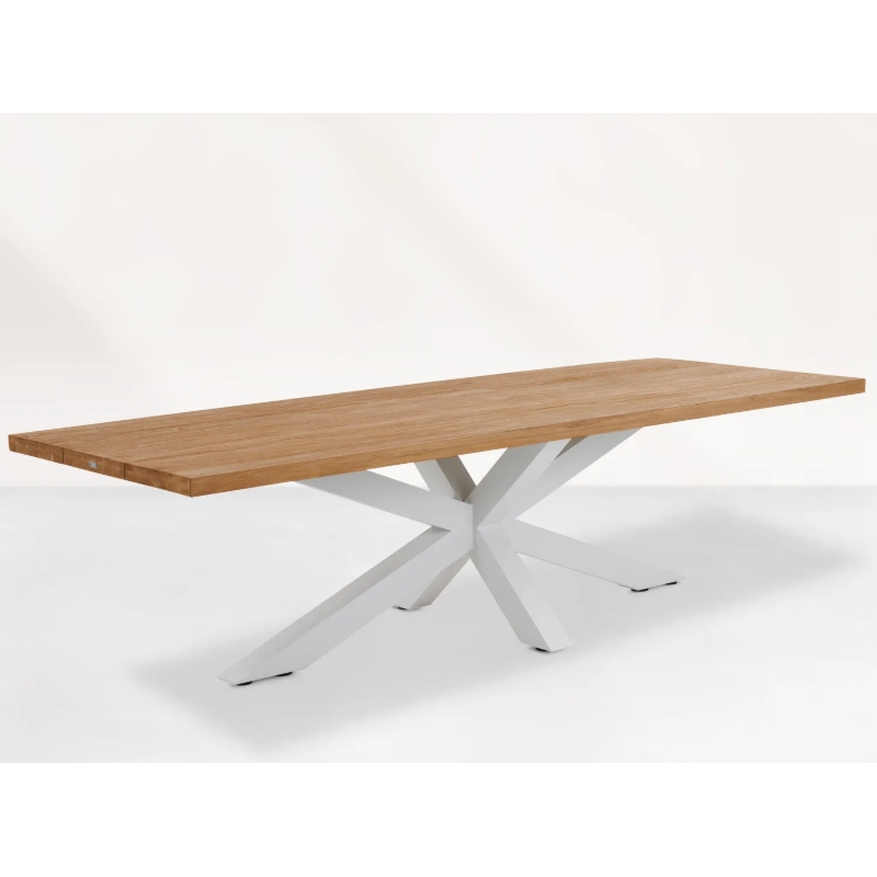 Stół obiadowy 280x100 Timor White Teak