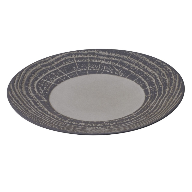Arborescence talerz plaski 28 cm szary
