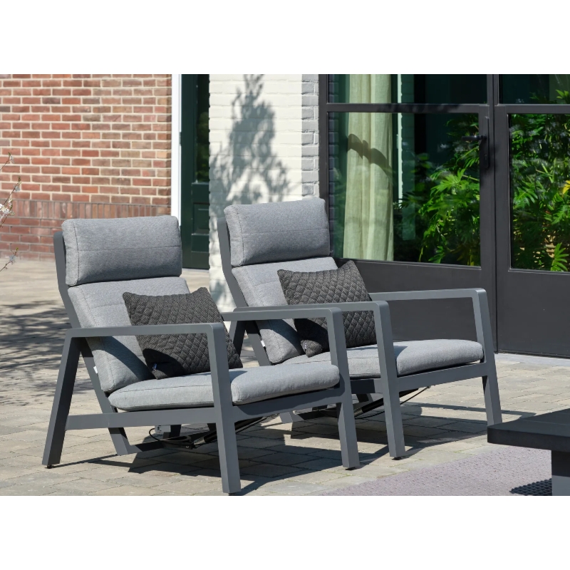 Fotel rozkładany Laguna Lava Mist Grey