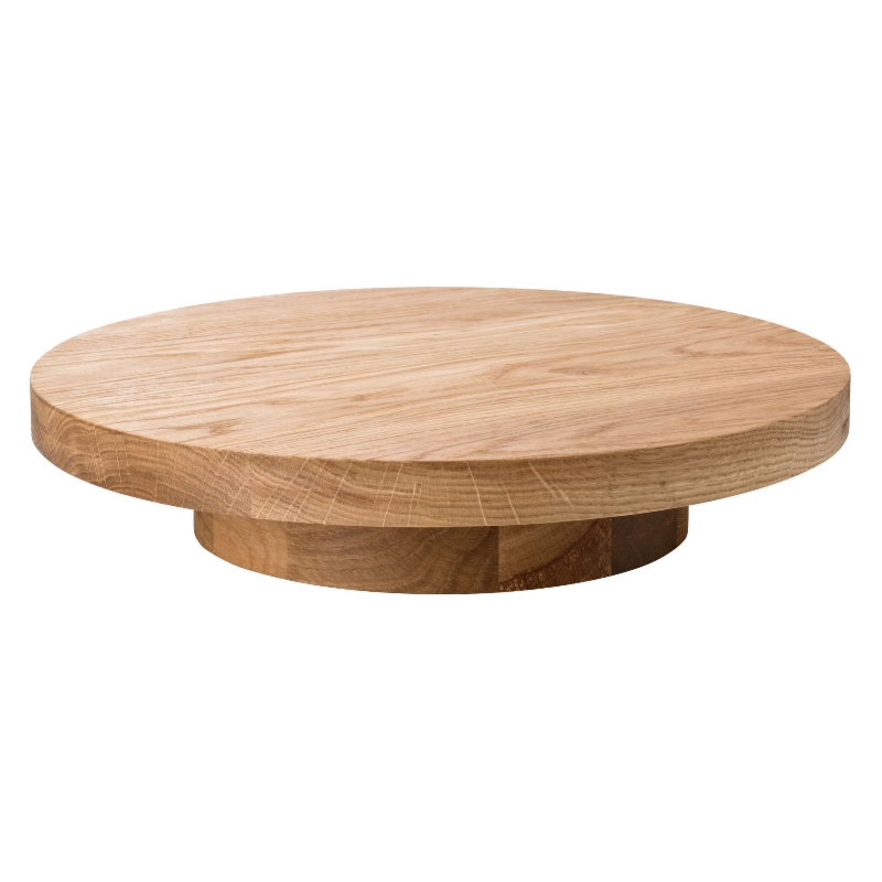 Patera dębowa okrągła niska śr. 28 cm VERLO