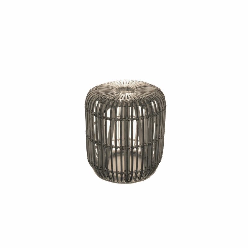 Stolik - Puf rattanowy CANNES  Ø35x45 Vimine naturalny