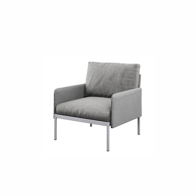 Fotel ogrodowy ARONA  82x75x75 ZUMM szary aluminium