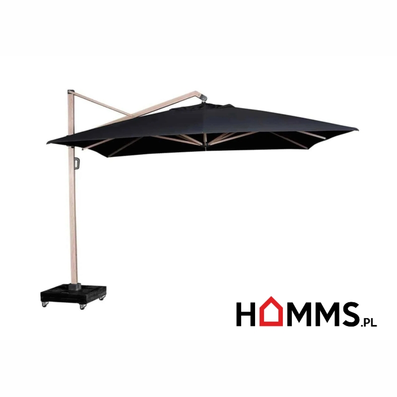 Parasol ogrodowy ICON 3,5m x 3,5m OAK - Faded Black