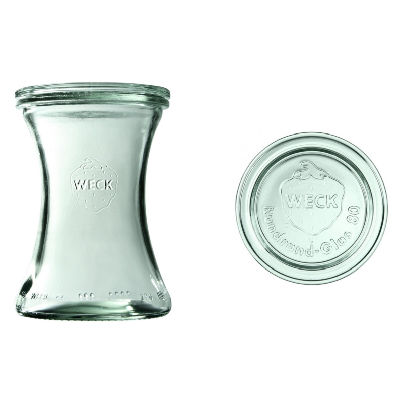 Słoik Deli 370 ml z pokrywą - op. 6 szt