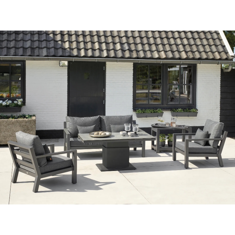 Zestaw wypoczynkowy Timber 4-seat Lava Basalt