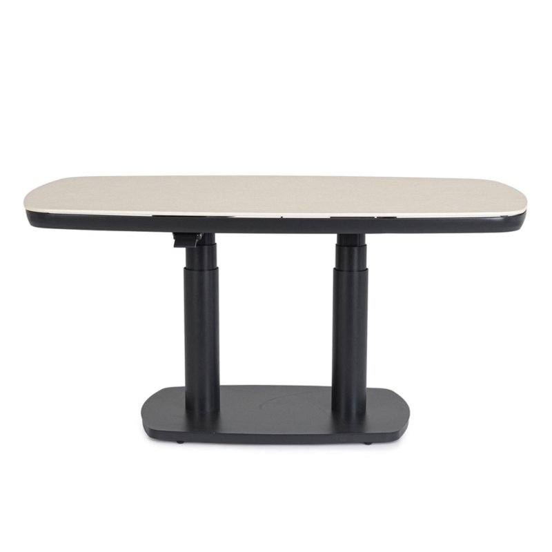 Stół ogrodowy Bolzano Tacito 135cm x 83cm antracyt/beż