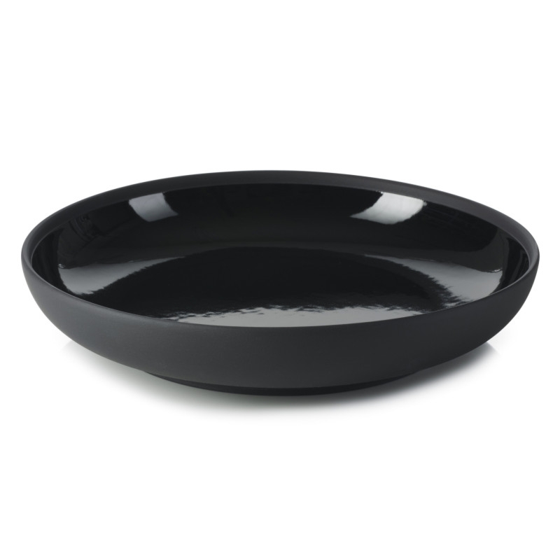SOLID talerz 23,5 cm, czarny