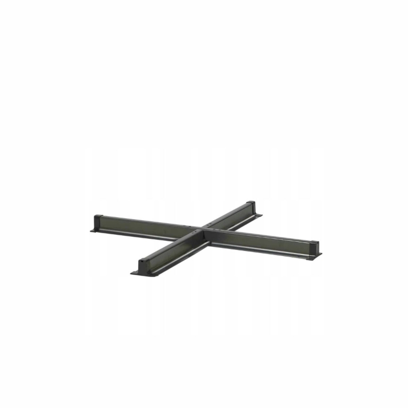 Podstawa krzyżowa do parasola   100x100 cm PLATINUM czarna