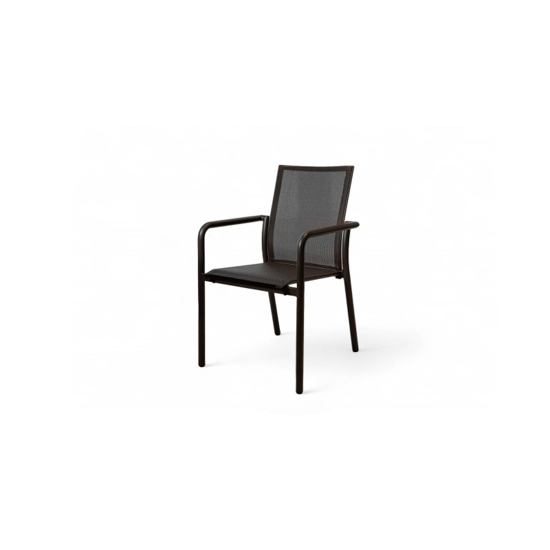 Krzesło ogrodowe SOLLER  65x55x88 ZUMM antracytowe aluminium