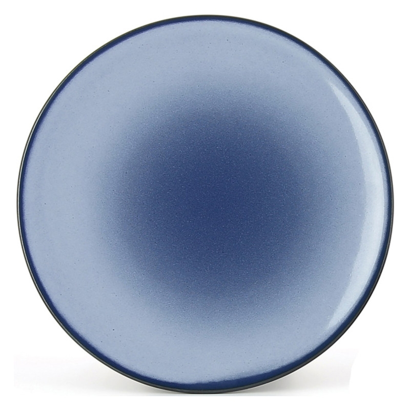 EQUINOXE Talerz płaski 31,5 cm, niebieski