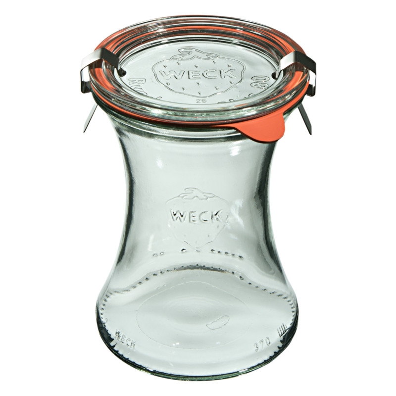 Słoik Deli 370 ml (6 szt), pok, usz, zap x2
