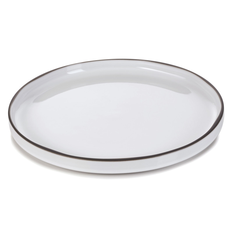 CARACTERE talerz płaski 28 cm Biała Chmura